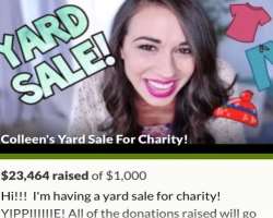 Talking about her charitable works, she raised fund to benefit childhood cancer using her YouTube channel and GoFundMe. She also gave personal items a